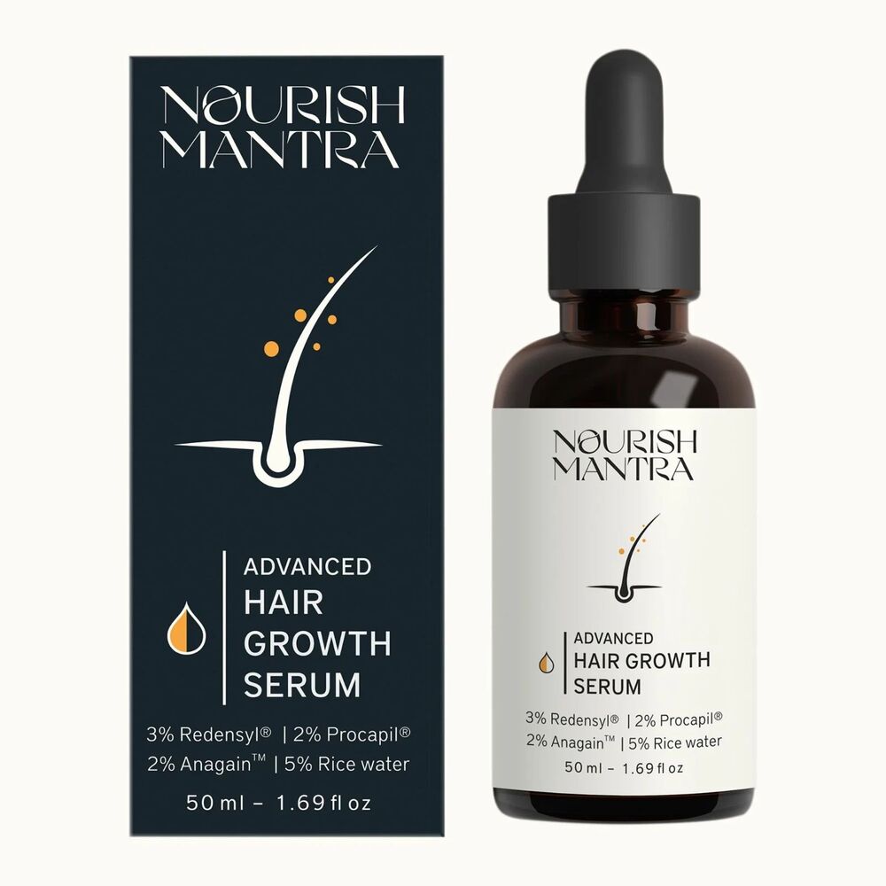 Nourish Mantra Hair Growth Serum For Women & Men 50ml NIB